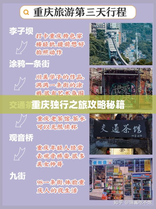 重庆独行之旅攻略秘籍