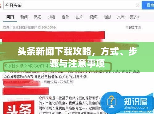 头条新闻下载攻略，方式、步骤与注意事项