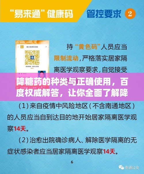 降糖药的种类与正确使用，百度权威解答，让你全面了解降糖药！