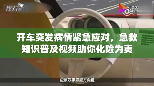 开车突发病情紧急应对，急救知识普及视频助你化险为夷