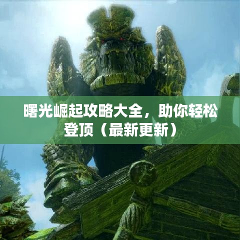 曙光崛起攻略大全，助你轻松登顶（最新更新）