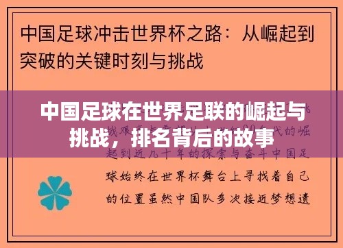 中国足球在世界足联的崛起与挑战，排名背后的故事