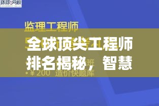 全球顶尖工程师排名揭秘，智慧与才华的较量！