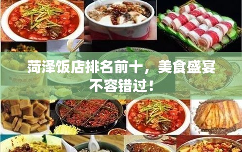 菏泽饭店排名前十，美食盛宴不容错过！