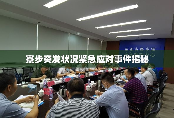 寮步突发状况紧急应对事件揭秘