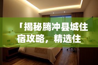 「揭秘腾冲县城住宿攻略，精选住宿，百度搜索带你畅游」